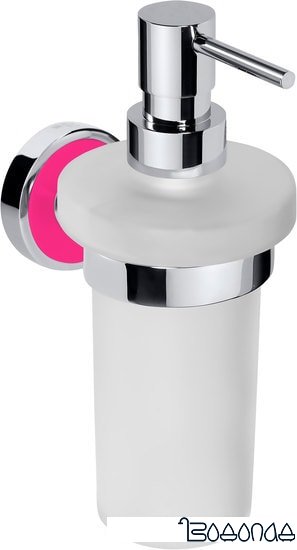 Дозатор Bemeta Trend-I 104109018F (хром/розовый) фото 1