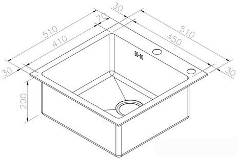 Кухонная мойка ZorG RX-5151