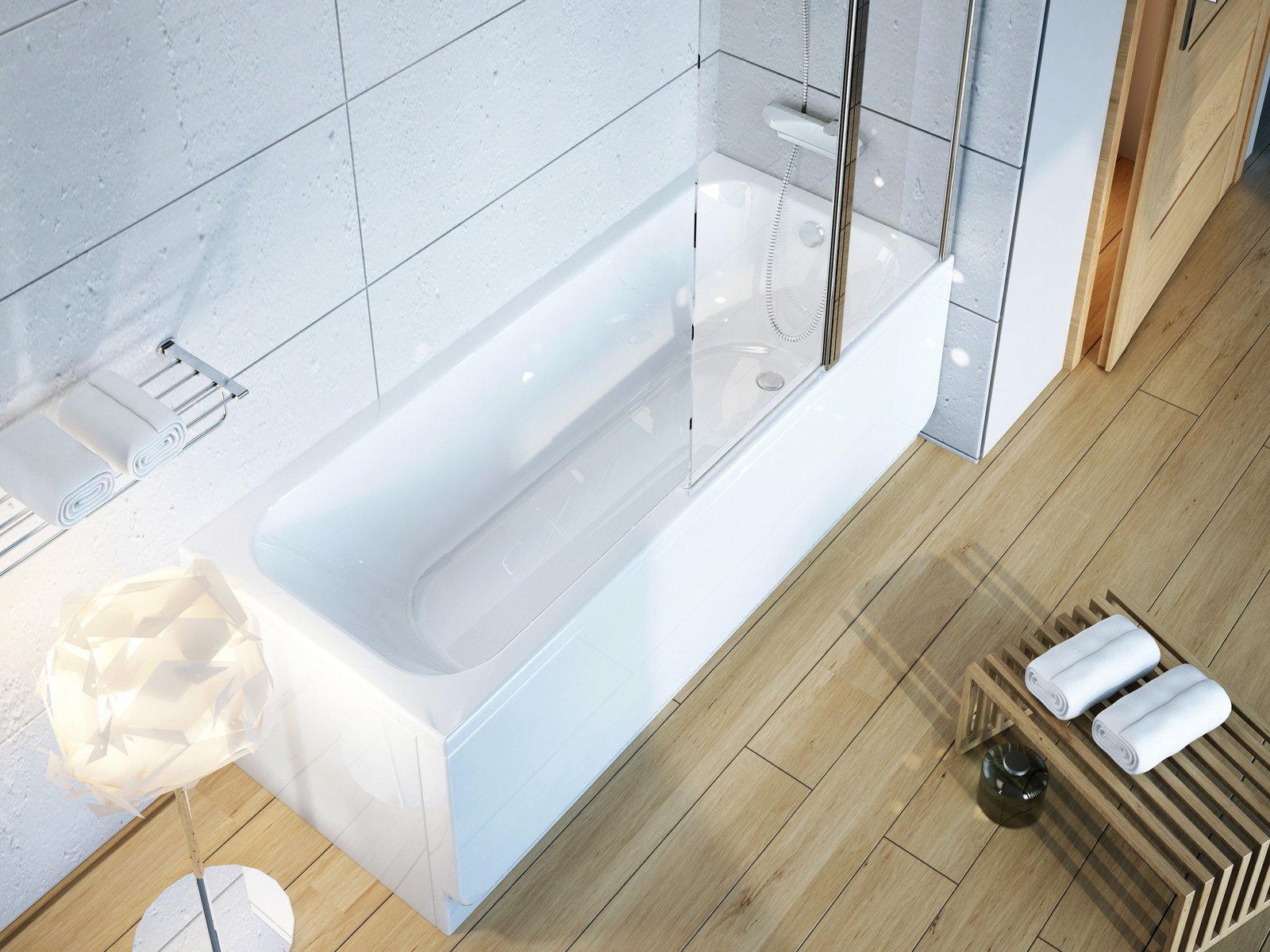 Фронтальный экран Ravak Chrome 150 см