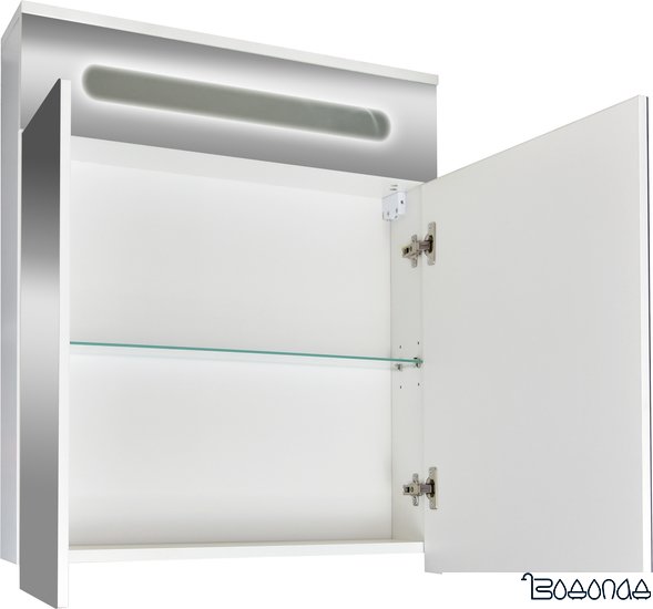 Doratiz Шкаф с зеркалом Магнолия 60 (правый, белый)