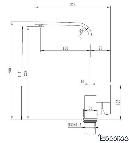 Смеситель ARFEKA AF SD-18SS304 BLACK GRAFIT