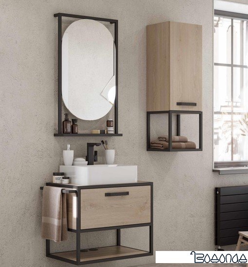 Акватон Зеркало Фабрик 50 1A242502LTDU0 (дуб эндгрейн)