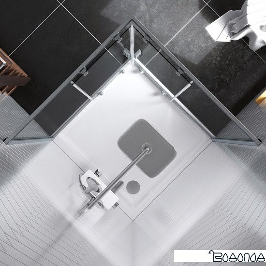 Душевой уголок Damixa Skyline Square DX35WG-403-090MT фото 4