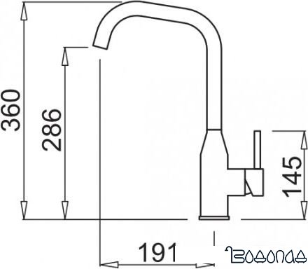 Смеситель Elleci Dora G40 Nero