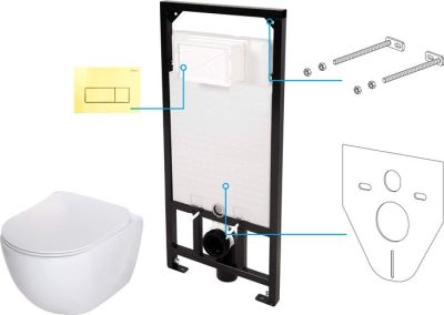 Унитаз Deante Peonia Zero CDEZ6ZPW