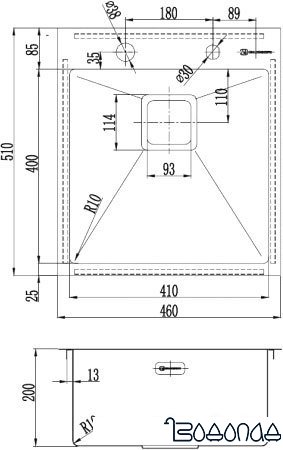 Кухонная мойка Omoikiri Akisame 46-LG [4993081]