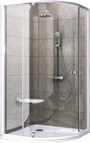 Душевой уголок Ravak Pivot PSKK3 100 (белый/прозрачное)