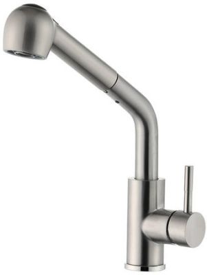 Смеситель ZorG Steel Hammer SH 5144 (нержавеющая сталь)