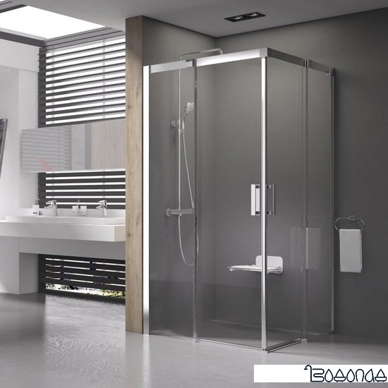 Душевой уголок Ravak Matrix MSRV4 100x100 (серебристый/прозрачное)