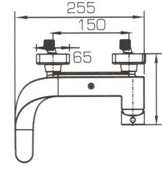 Смеситель Bravat Wave F674108-01
