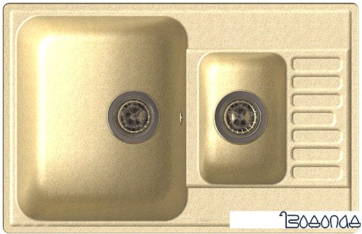 Кухонная мойка GranFest QUARZ Z-21K (бежевый)