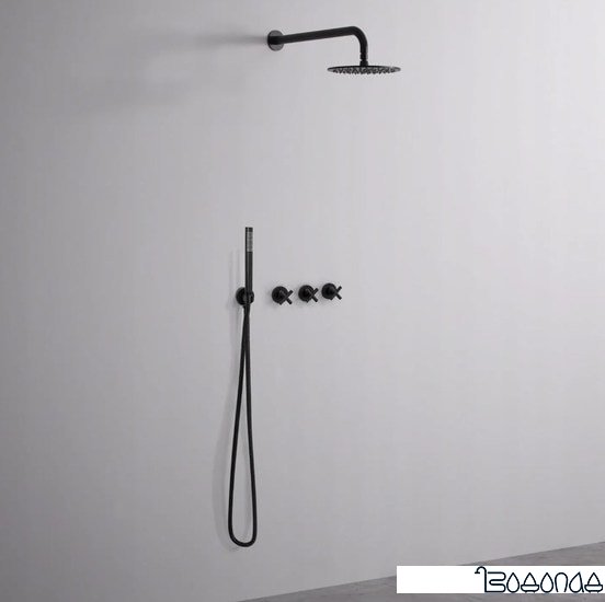 Душевая система Rea Exit REA-P8000 (черный)