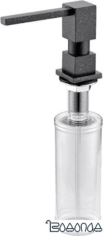 Дозатор для жидкого мыла ZorG ZR-22 черный металлик