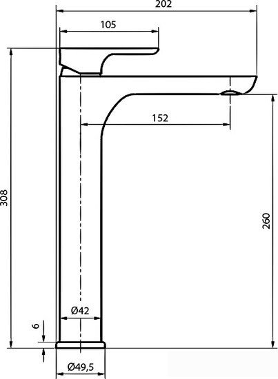 Смеситель Ahti Sipoo SB202001