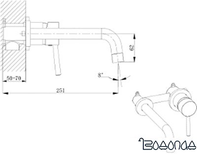 Смеситель HIMARK Bau-mark 110000 00 фото 2