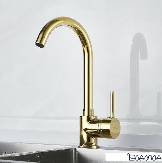 Смеситель Rea Talisa REA-B1020 (золотой) фото 4