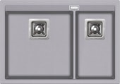 Кухонная мойка Aquasanita Delicia SQD150AW (alumetallic 202)