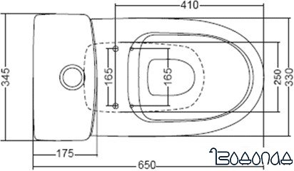 Унитаз Santek Лига [WH302141]