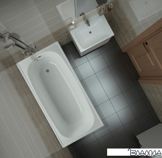 Ванна BLB Europa 105x70 фото 4