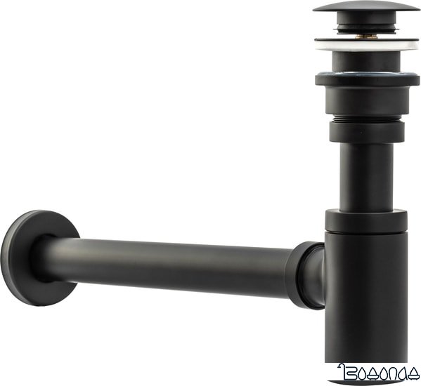 Сифон Rea Klik-Klak A5215 (черный матовый)