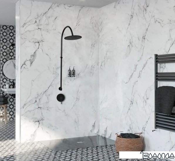 Душевой гарнитур Rea Lugano REA-P9301 (черный) фото 4