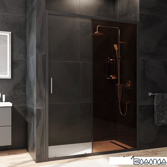 Душевая дверь AM.PM Gem Solo W90G-140-1-195BBr