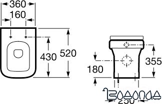 Унитаз Roca Dama 347787000