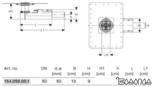 Сифон Geberit CleanLine 154.050.00.1