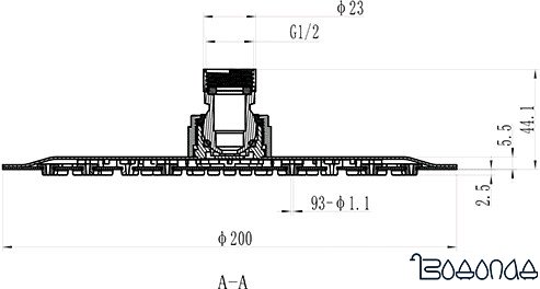 Верхний душ Ravak 984.01 [X07P335]
