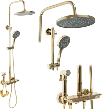 Душевая система Rea Max Gold REA-P6617