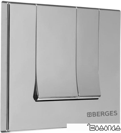 Панель смыва Berges Wasserhaus Novum S2 (матовый хром)