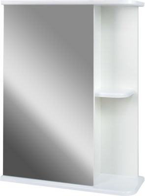 Doratiz Шкаф с зеркалом Гретта 60 (левый, белый)