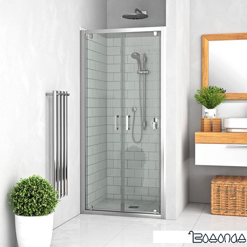 Душевая дверь Roltechnik Lega Line LLDO2/90 (хром/intimglass)