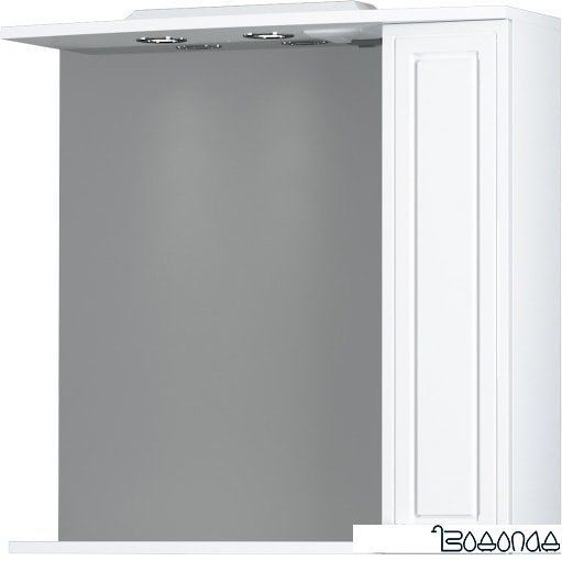 AM.PM Шкаф с зеркалом Palace One 75 M41MPR0751WG (правый,белый глянец) фото 4