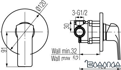 Смеситель Valvex Aurora 2445160