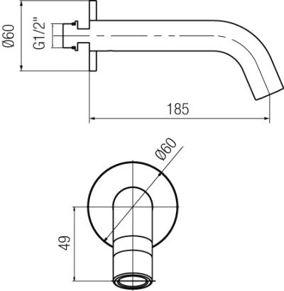 Излив Valvex Round 2455520