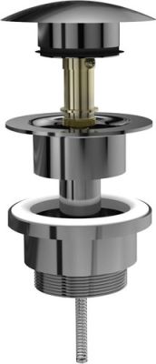 Донный клапан Aquasanita Click-Clack AK-01 (хром)