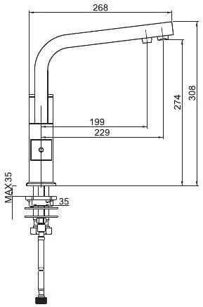 Смеситель Gappo G4307