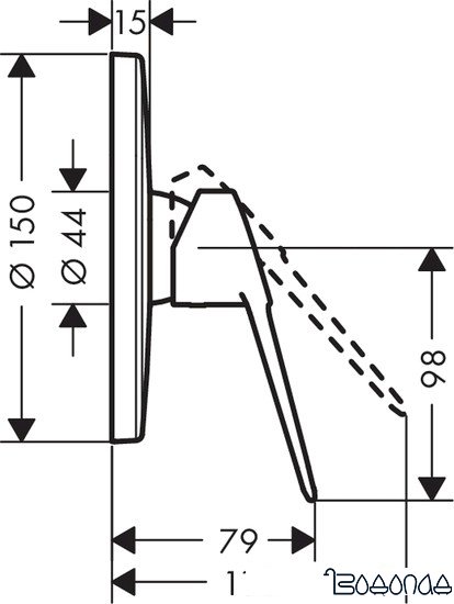 Смеситель Hansgrohe Novus Loop 71365000