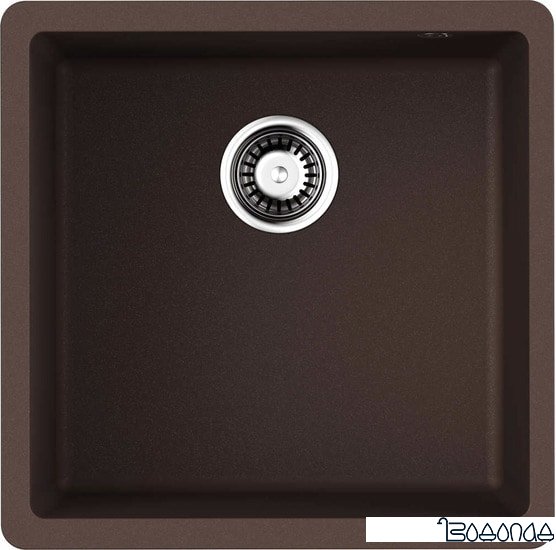 Кухонная мойка Omoikiri Bosen 44-U DC (темный шоколад)