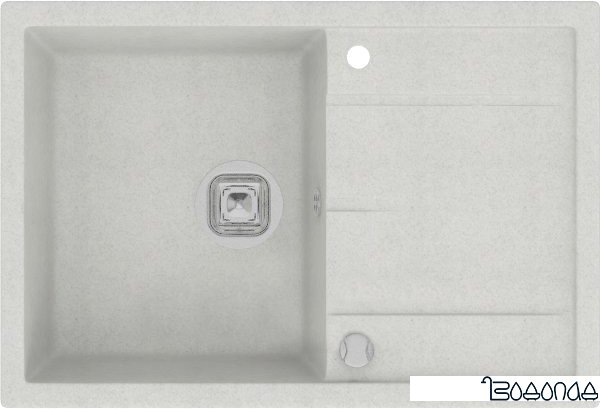 Кухонная мойка Tolero R-112 (белый) Кухонная мойка Tolero R-112 (белый)