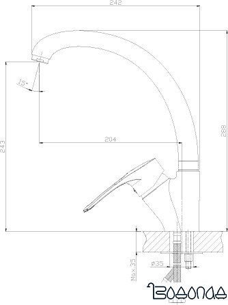 Смеситель Rossinka Silvermix T40-23 фото 2