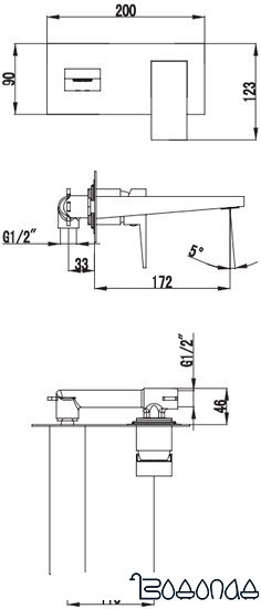 Смеситель Omnires Fresh FR7115