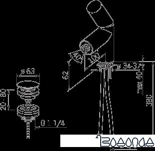 Смеситель Oras Il Bagno Alessi Dot [8618F]