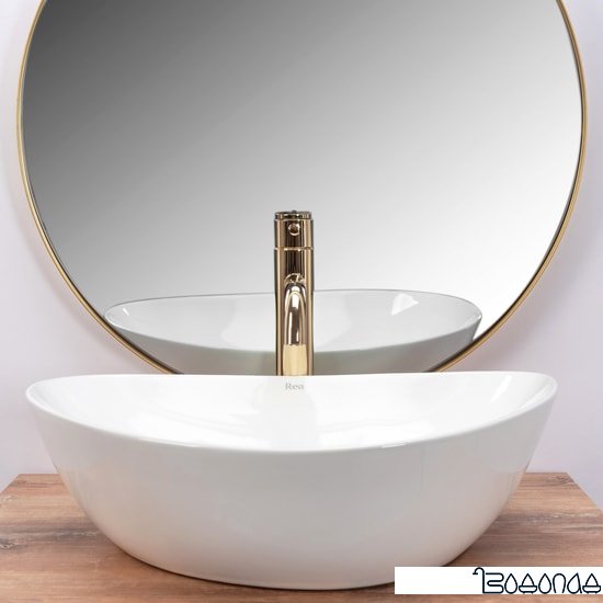 Умывальник Rea Andrea (бежевый) фото 4