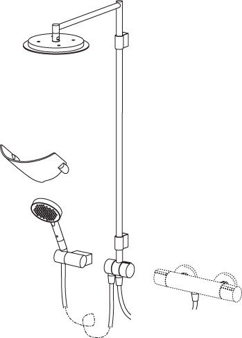 Душевая система Oras Hydra 392 фото 2