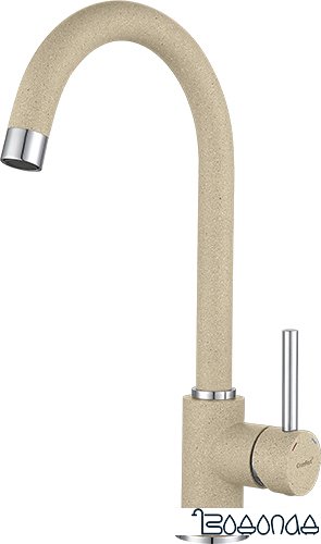 Смеситель GranFest Мрамор 3650 (бежевый)