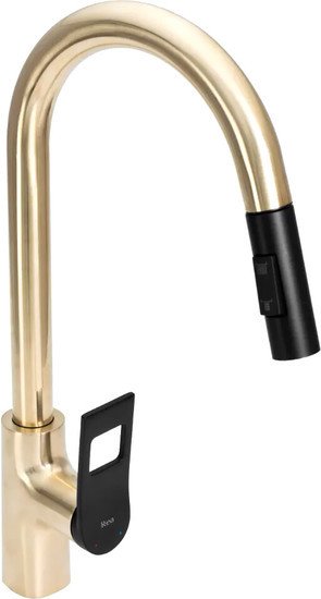 Смеситель Rea Soul B6205 (золотыcтый/черный) фото 2