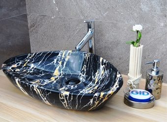 Умывальник Gid MNC207 (черный/желтый)