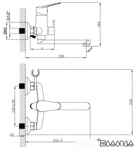 Смеситель Lemark Partner LM6513C